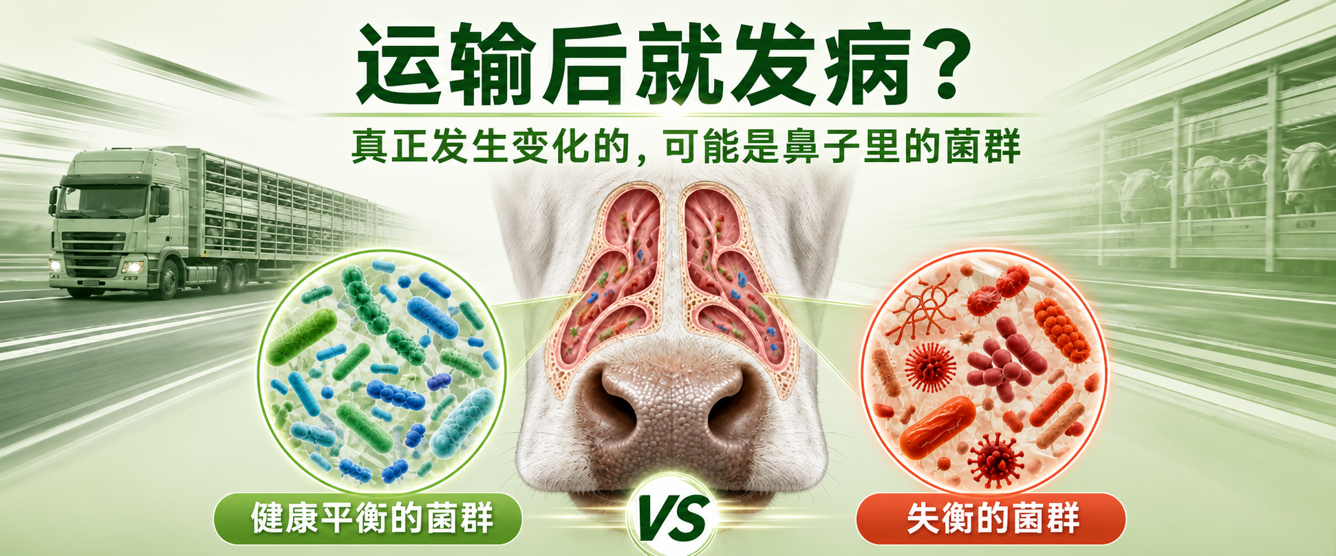 运输后就发病？真正变化的可能是鼻子里的菌群