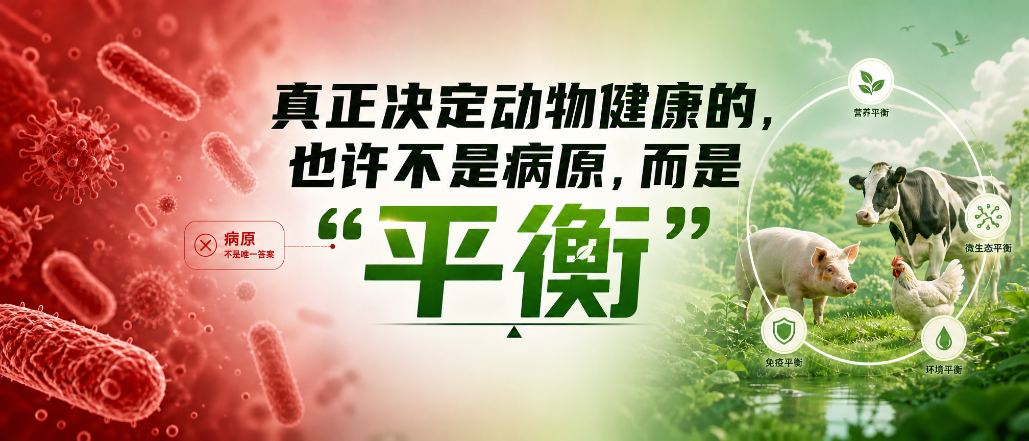 真正决定动物健康的，也许不是病原，而是“平衡”